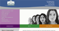 Desktop Screenshot of lakeelmopharmacy.com